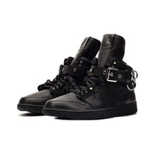 Load image into Gallery viewer, M US6.5/W US8 Jordan 1 Retro High Strap x Comme des Garcons Black CDG