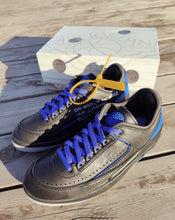 Load image into Gallery viewer, US 11.5 - Jordan 2 Retro Low SP x Off-White Black Varsity Royal 2021