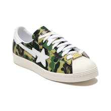 Load image into Gallery viewer, Size 10.5 - Adidas x Bape Superstar ABC Green Camo
