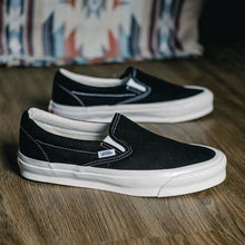 Load image into Gallery viewer, Size 7 - Vans OG classic Slip -On Lx Black White