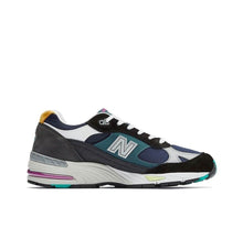 Load image into Gallery viewer, Size 9.5 - New Balance 991 Made in England M991MM Mixed Medium 'Black Blue'