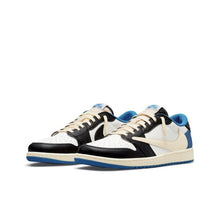 Load image into Gallery viewer, Size 8 - Jordan 1 Retro x Fragment Design x Travis Scott Low Blue