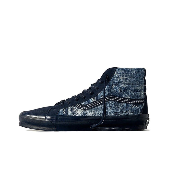 Vans Vault FDMTL SK8-Hi  Distressed Indigo Sashiko