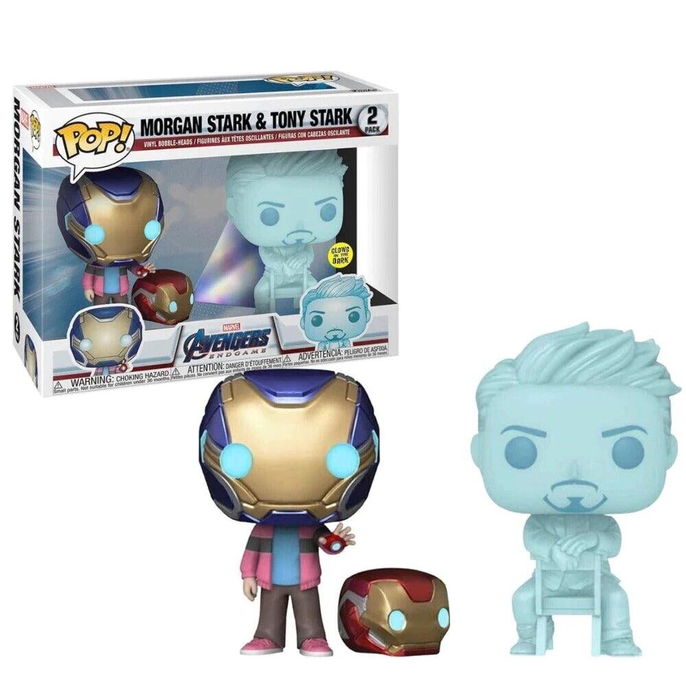 Morgan Stark & Tony Stark Avengers Endgame Funko Pop! 2 Pack