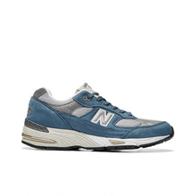 Load image into Gallery viewer, Size 9.5  - New Balance 991 Made in England MiUK Blue Grey Blue M991BSG
