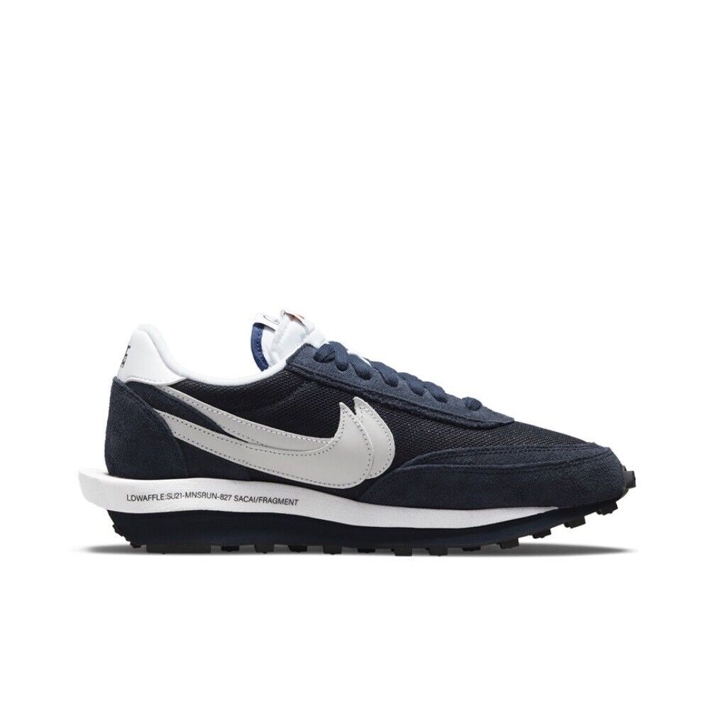 M US8.5 / W US10 - Nike LDV Waffle x Fragment Design x sacai Low Blackened Blue