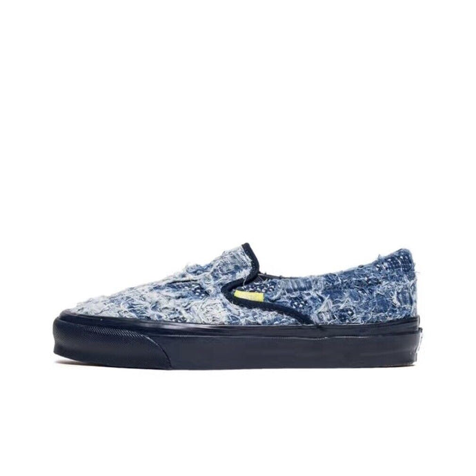Vans Vault FDMTL Slip-on LX  Distressed Indigo Sashiko