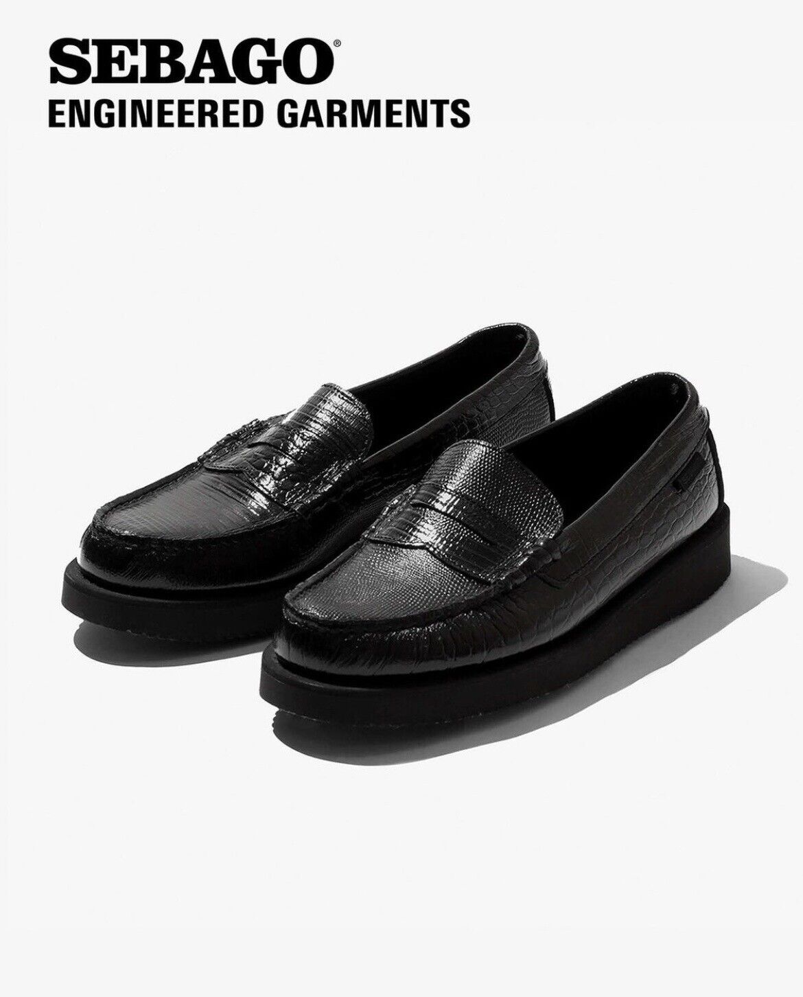 Engineered Garments x Sebago Loafer Black – solegood