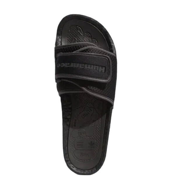 Size 9 - Adidas X Pharrell Chanletas Triple Black Boost Sandal