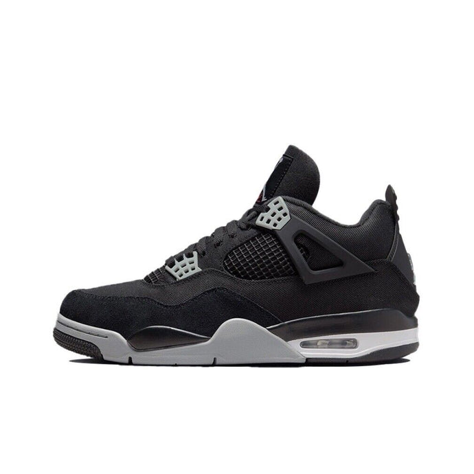 Size 10  Jordan 4 Black Canvas