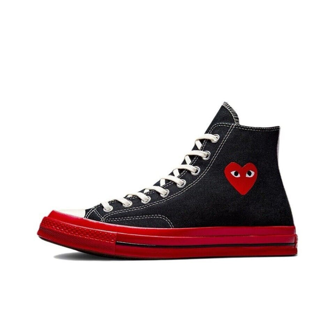 Size 11 - Converse CDG Comme des Garçons PLAY x Chuck 70 High