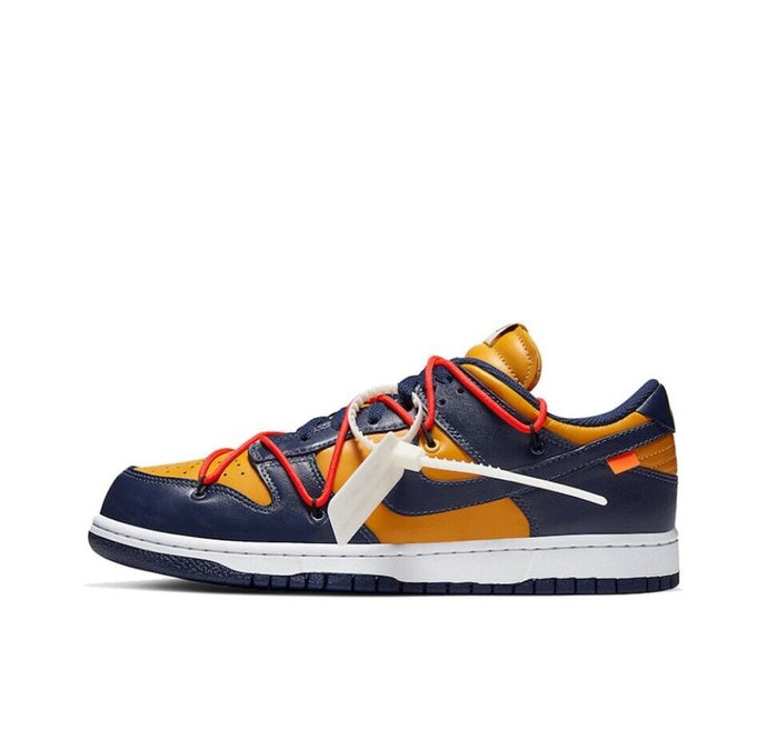 Size 6  - Nike Dunk Low x OFF-WHITE University Gold