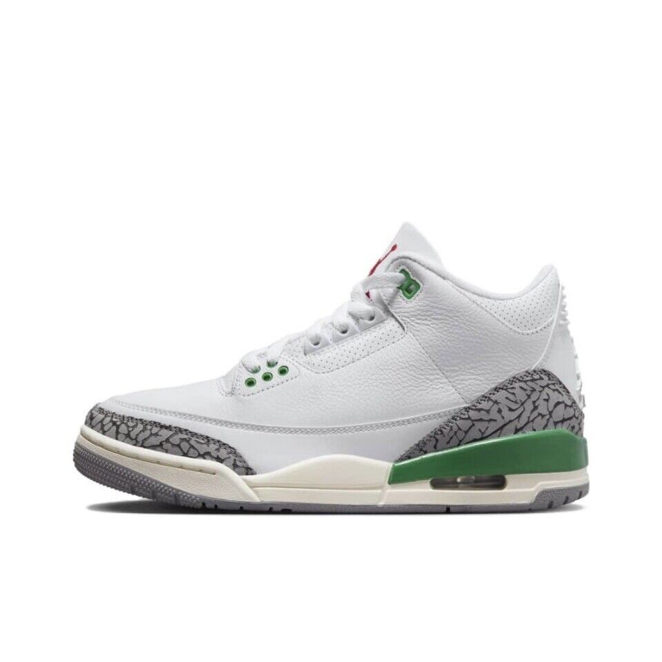 W US10/ M US8.5 - Nike Air Jordan 3 Lucky Green