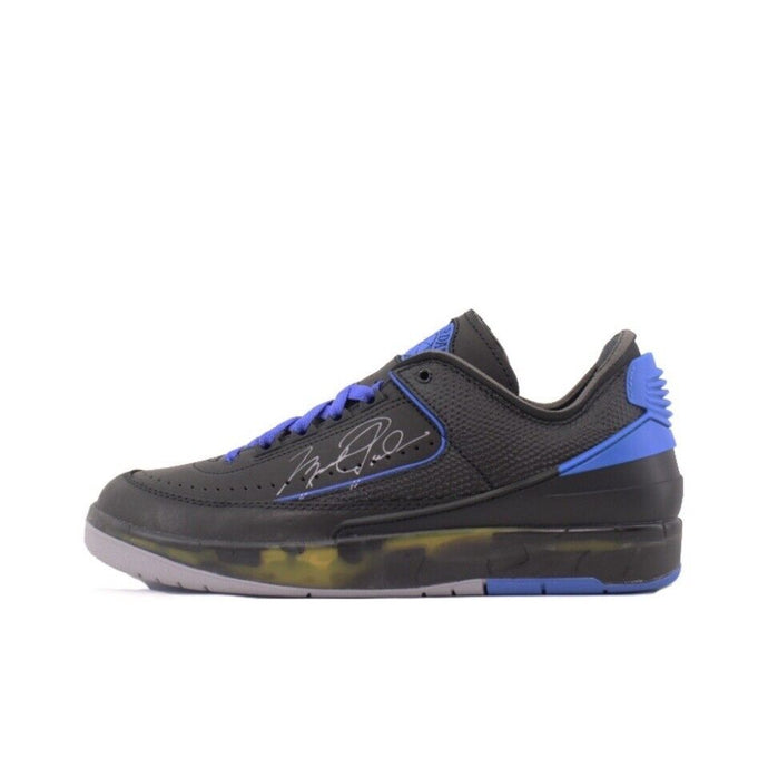 US 11.5 - Jordan 2 Retro Low SP x Off-White Black Varsity Royal 2021