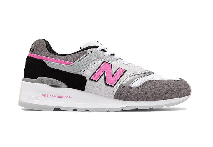 Size 7 - New Balance 997 Made In USA Black Pink m997lbk