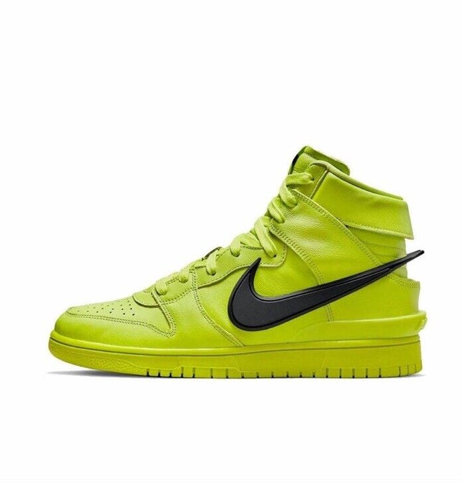 Size 9 - Nike AMBUSH x Dunk High Flash Lime