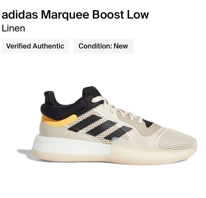US 10.5 - Adidas MARQUEE BOOST LOW Basketball Shoes