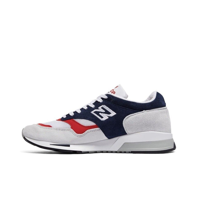 Size 9.5 - New Balance 1500 Made in England Grey Navy Red  - M1500GWR