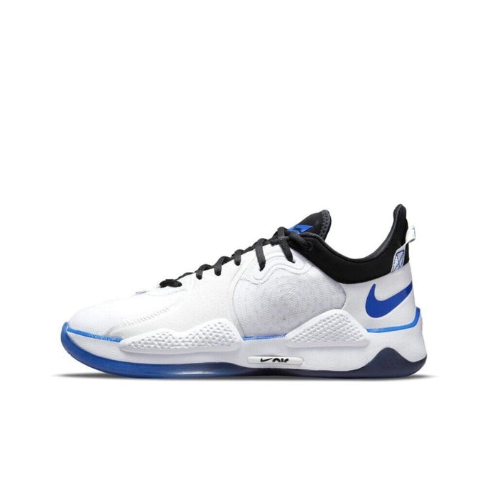 US 11.5 - Nike PG 5 x PlayStation 5 White Blue Paul George basketball shoes