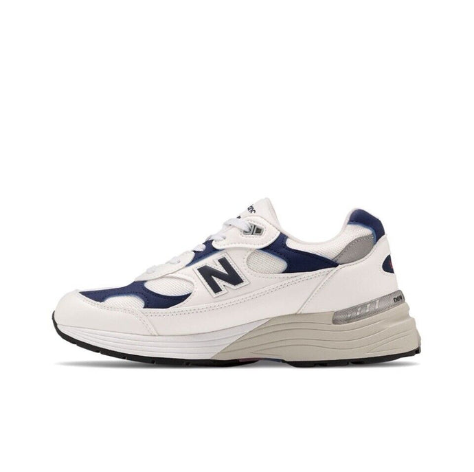 Size 7 - New Balance 992 Made in USA White Navy M992EC