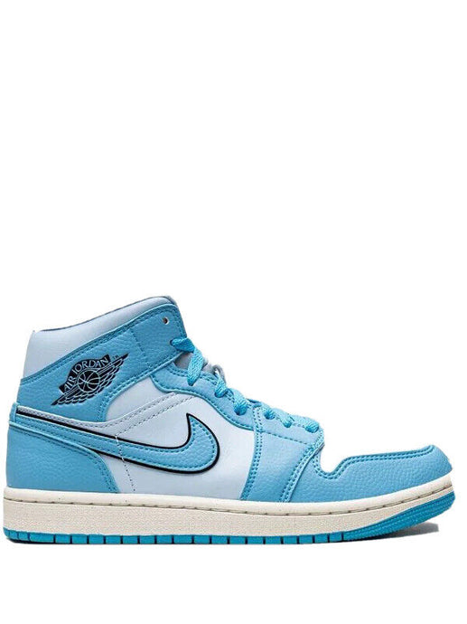 US 8 - Jordan 1 Mid UNC University Ice Blue Aluminum