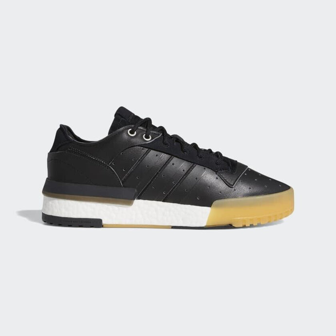 Size 7.5 - adidas Rivalry Low Black White